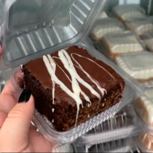 Bolo Brownie No Pote